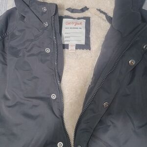 Cat & Jack Men's Charcoal Puffer Jacket